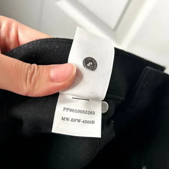 Everlane Uniform The Slim Black High Stretch Denim Jeans Men's Size 34 x 28 NWT